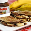 Foto de Crepe de banano y nutella