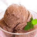 Foto de copa helado de chocolate