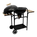 Foto de Parrilla a Carbón Redonda + 2 Bandejas Laterales