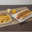 Foto de Perro sencillo con carne