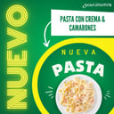 Foto de pasta con camarones