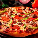 Foto de Salsa, Muzzarella, Aceitunas, Rodajas de tomate, Queso Rallado, Provenzal