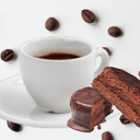 Foto de Cafe Jarrito + Alfajor De Chocolate