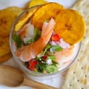 Foto de Ceviche de camarón con coco 