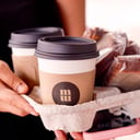 Foto de Charola biodegradable porta vaso.