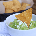 Foto de Totopos con Guacamole/Guacamole with chips