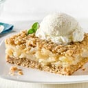 Foto de CRUMBLE DE MANZANA CON HELADO