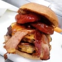 Foto de Doble Western Cheeseburger con Papas