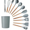 Foto de Set de Cocina Utensilios de Silicona Gris