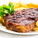 Foto de Churrasco + papas fritas + choclo + ensalda