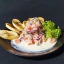 Foto de CEVICHE SALMON-CAMARON