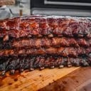 Foto de Baby Back Ribs con Papas Rústicas y Ensalada Coleslaw