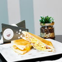 Foto de Sandwich de miga Jamón huevo