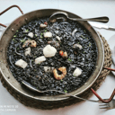 Foto de Arroz negro con sepia