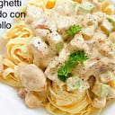 Foto de SPAGHETTI ALFREDO CON POLLO / SPAGHETTI ALFREDO WITH CHICKEN