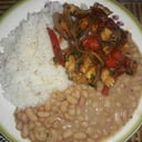Foto de FREJOLES CON POLLO SALTADO