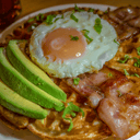 Foto de waffle salado