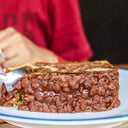 Foto de Porción de torta de vainilla-chocolate