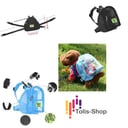 Foto de Mochila con arnés para perro.