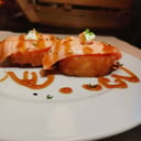 Foto de Salmon ,queso y arroz frito