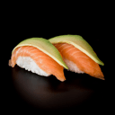 Foto de <68> Nigiri salmon y aguacate 