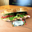 Foto de Sub jamón con frijoles