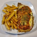 Foto de Milanesa de ternera Napolitana con guarnición
