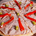 Foto de Pizza Jamon y morron