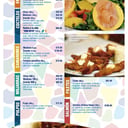 Foto de ensaladas, cocteles, camarones, mojarras, pulpos, filetes y salmon