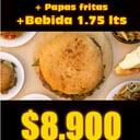 Foto de Churrasco gigante más papas fritas más bebida 1.5 litros