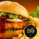Foto de HAMBURGUESA POLLO EN COMBO (PAPAS + GASEOSA)