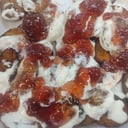 Foto de Plátanos fritos con crema , lechera o mermelada