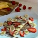 Foto de Crepe de Nutella mixto