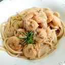 Foto de pastas con camarones