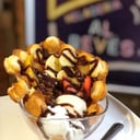 Foto de Waffle al revés