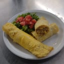 Foto de Wraps sin TACC + bebida + guarnicion + postre o cafe