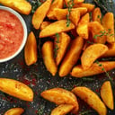 Foto de Papas en gajo 