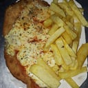 Foto de Milanesa a la napolitana con fritas