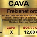 Foto de CAVA FREIXENET ORO