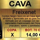 Foto de CAVA FREIXENET CORDON NEGRO