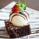 Foto de Brownie con Helado