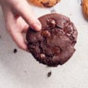 Foto de Cookie black de chocolate con chips