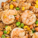 Foto de arroz con camarones