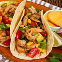 Foto de tacos de camarón