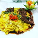Foto de Fetuccini a la huancaina con lomo