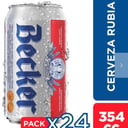 Foto de Cerveza Becker Lata 24 unidades 354 Cc