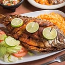 Foto de mojarra frita