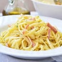 Foto de Tallarines con salsa parisienne