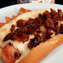 Foto de Hotdog con Queso y Tocino