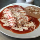Foto de Entomatadas con queso y crema